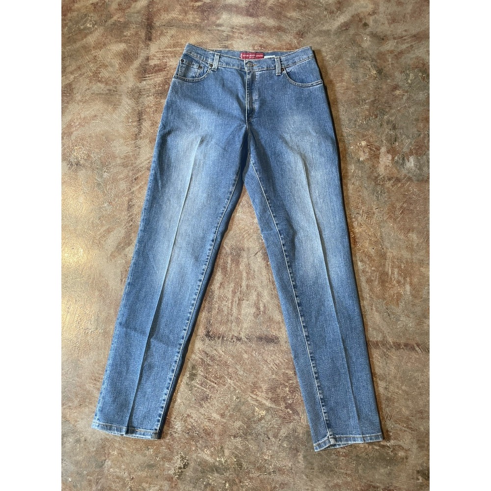 VTG Levi's 550 Classic Relaxed Stretch High Rise Tapered Mom Jeans Sz 12 MIS L *